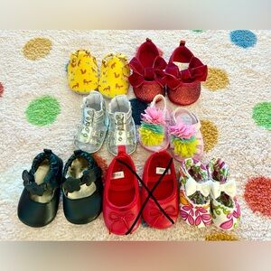 Baby Girl Shoes (6 pairs)
